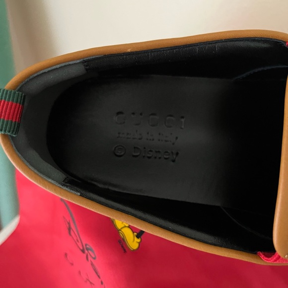 NIB Gucci Men’s Mickey Mouse GG Supreme Slip On Loafer Shoe Size 9G US 9.5. - Picture 5 of 14